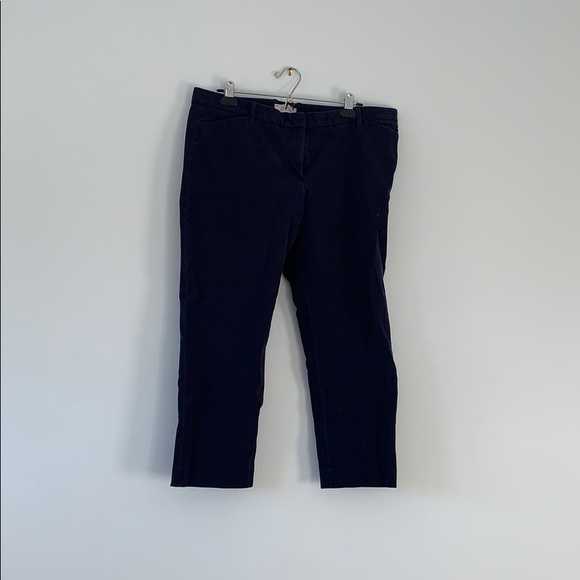 GAP slim cropped pants in navy - Picture 1 of 3